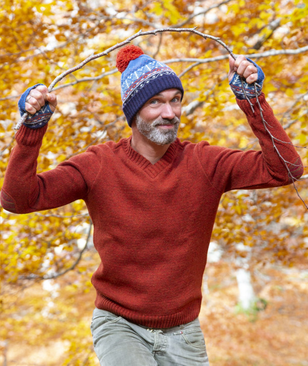Kit A Tricoter bonnet à torsades Promenade en forêt
