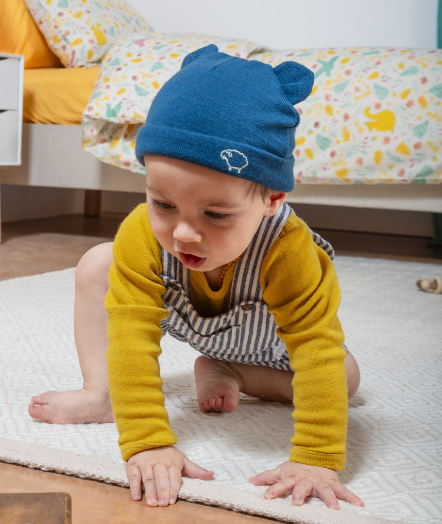 Chaussettes bébé en coton bio - Ourson