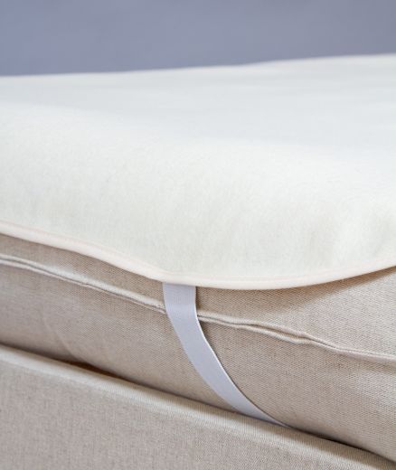 Protège matelas pour lit enfant en feutre de laine