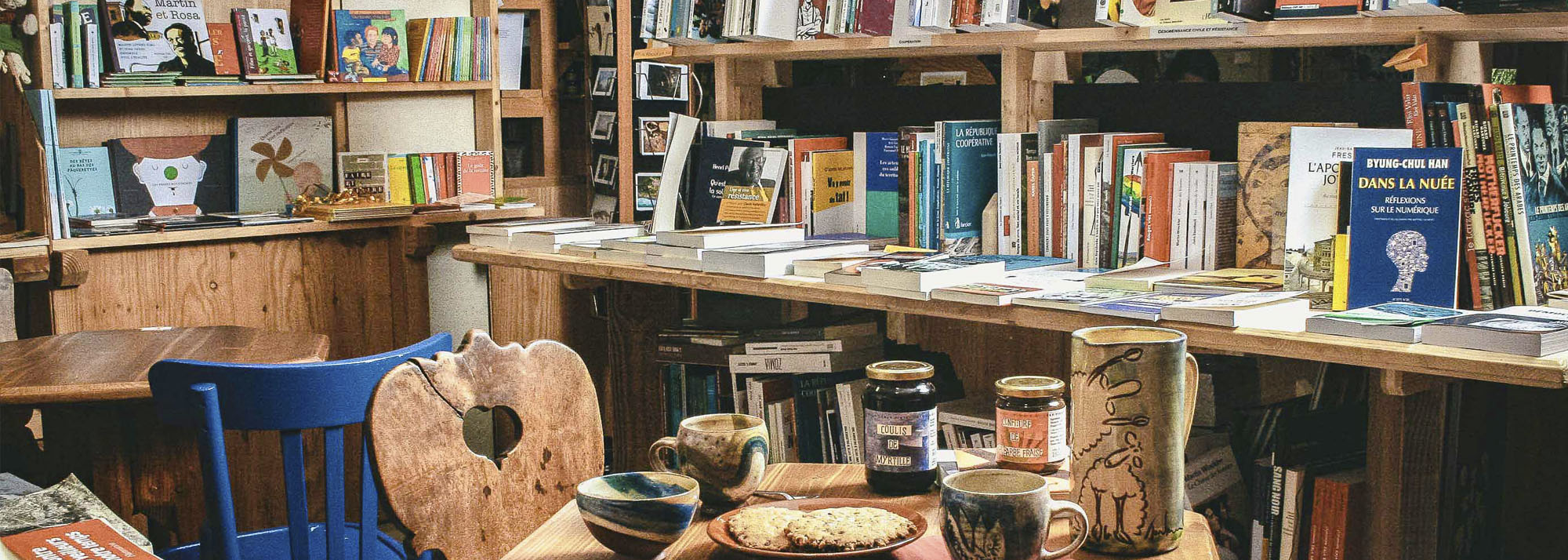 illustration Le café-librairie